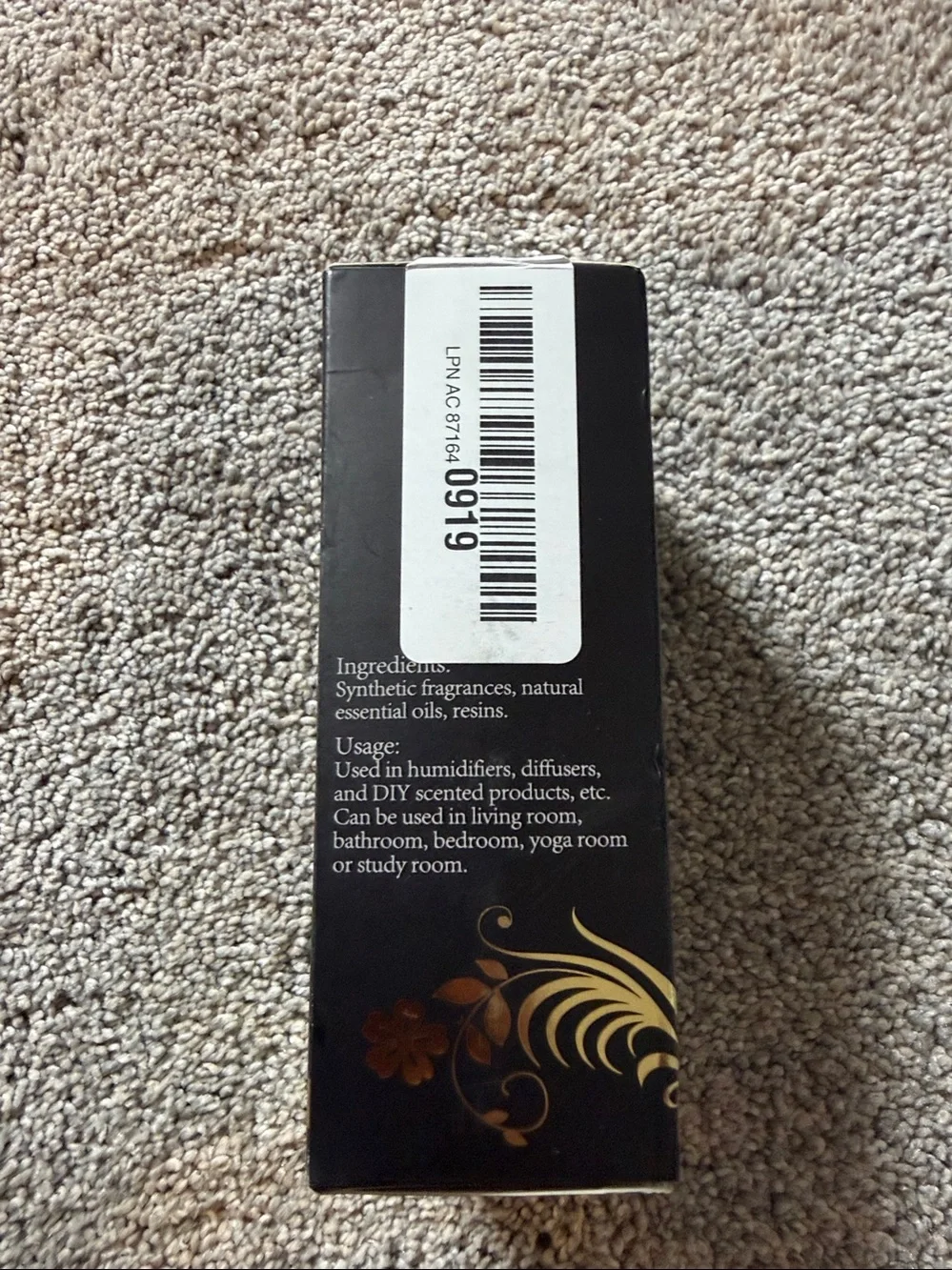 MAYJAM Fragrance Oil in Black & Gold Box